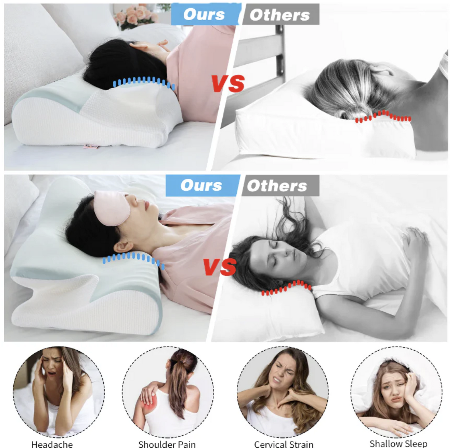 Sleep Aid Cooling Pillow